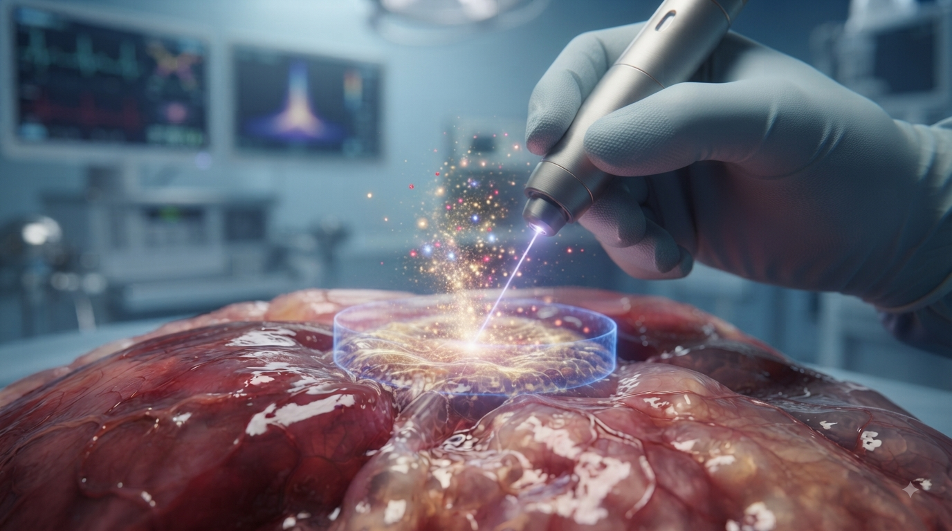 The Quantum of Tissue Interaction: Photon Convergence Dynamics in Laser Surgery
